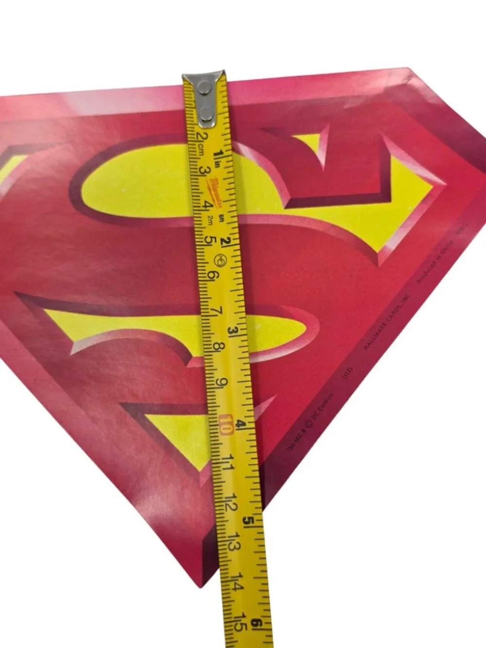 Unused 2013 Hallmark Superman Stickers Assortment in Shield Box Large & Small
